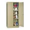 Zoro Select Shelving Storage Cabinet, 78 in H, 36 in W, 24 in D, Swing, Keyed, Tan, 4 Shelves, 0 Drawers 1UFE3 - alternate 2