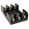 Mersen Open Fuse Block, 0 to 30A Amp Range, 600V AC/DC Volt Rating, 3 Poles, Box Lug 60358R - alternate 1