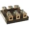 Mersen Open Fuse Block, 61 to 100A Amp Range, 600V AC/DC Volt Rating, 3 Poles, Box Lug 61033T - alternate 1