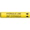 Brady Pipe Mrkr, Hydraulic Line, 2-1/2to3-7/8 In 4083-C - alternate 1