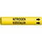 Brady Pipe Marker, Nitrogen, Yellow, 4 to 6 In 4098-D - alternate 1