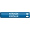 Brady Pipe Marker, Nitrogen, Bl, 2-1/2 to3-7/8 In 4100-C - alternate 1