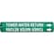 Brady Pipe Markr, Tower Water Return, Gn, 4to6 In 4143-D - alternate 1