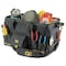 Clc Work Gear Tool Bag, Black, Polyester, 25 Pockets 1163 - alternate 2