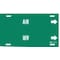 Brady Pipe Marker, Air, Green, 8 to 9-7/8 In 4001-G - alternate 1