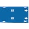 Brady Pipe Marker, Air, Blue, 8 to 9-7/8 In 4002-G - alternate 1