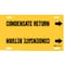 Brady Pipe Markr, Condensate Return, 6to7-7/8 In 4037-F - alternate 1