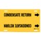 Brady Pipe Markr, Condensate Return, Y, 10to15 In 4037-H - alternate 1