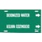 Brady Pipe Marker, Deionized Water, Gn, 10to15 In 4046-H - alternate 1