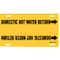 Brady Pipe Marker, Domestic Hot Water Return, Y, 4052-F 4052-F - alternate 1