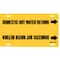Brady Pipe Marker, Domestic Hot Water Return, Y, 4052-G 4052-G - alternate 1