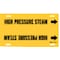 Brady Pipe Mrkr, High Pressure Steam, 6to7-7/8In, 4077-F 4077-F - alternate 1