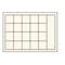 Durham Mfg Steel, 21 compartments, 9 7/8 in D x 2 1/8 in H x 13 5/8 in W 204-95-D940 - alternate 2