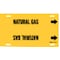 Brady Pipe Marker, Natural Gas, Yel, 8 to9-7/8 In 4097-G - alternate 1