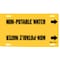 Brady Pipe Markr, Non-Potable Water, 6to7-7/8 In 4102-F - alternate 1