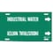 Brady Pipe Markr, Industrial Water, Gn, 10to15 In 4088-H - alternate 1