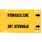 Brady Pipe Marker, Hydraulic Line, Y, 8to9-7/8 In 4083-G - alternate 1