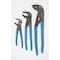 Channellock 3 Piece Griplock Plastic Grip Tongue and Groove Plier Set Dipped Handle GLS-3 - alternate 3