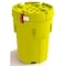Enpac Open Head Salvage Drum, Polyethylene, 95 gal, Unlined, Yellow 1295-YE - alternate 7