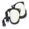 Clc Work Gear Knee Pad, Flexible, Foam Pad, Plastic Cap, Quick Release Buckle Closure, 2 Straps, Black, White V236 - alternate 1