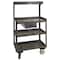 Zoro Select Steel Cart, 1200 Lbs, 4 Shelves, 1 Drawer PSD-2430-4-D-95 - alternate 1