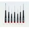 Wiha Precision Screwdriver Set, Phillips/Slotted Tip, 1/16 in, 1/8 in, 3/32 in, 5/64 in Tip Size, 7-Piece 26197 - alternate 2