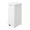 Rubbermaid Commercial Defender 13 gal Square Step-On Can, White, Foot Pedal, Steel, 15 in FGST24EPLWH - alternate 7