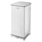 Rubbermaid Commercial Defender 13 gal Square Step-On Can, Stainless Steel, Foot Pedal, Stainless Steel, 15 in FGST24SSPL - alternate 1