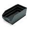 Quantum Storage Systems Shelf Storage Bin, Polypropylene, Black, 4 in H, 6 5/8 in W, 11 5/8 in L QSB102CO - alternate 2