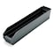 Quantum Storage Systems Shelf Storage Bin, Polypropylene, Black, 4 in H, 4 1/8 in W, 23 5/8 in L QSB105CO - alternate 2