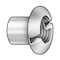 Zoro Select Barrel Bolt, #10-24, 1/4 in Brl Lg, 1/4 in Brl Dia, Stainless Steel Plain, 5 PK Z4404SS - alternate 1