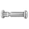 Zoro Select Partition Bolt, #10-24, 1/2 in Brl Lg, 1/4 in Brl Dia, Stainless Steel Plain, 10 PK Z4380PAK - alternate 1