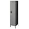 Tennsco Wardrobe Locker, 18 in W, 18 in D, 78 in H, (1) Tier, (1) Wide, Gray STS-181872-1MG - alternate 1