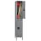 Tennsco Wardrobe Locker, 12 in W, 12 in D, 12 in H, (1) Wide, (2) Tier, Gray DTK-121236-1  MED GR - alternate 1