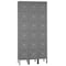 Tennsco Box Locker, 36 in W, 18 in D, 78 in H, (3) Wide, (6) Tier, Gray BS6-121812-3MG - alternate 1
