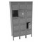 Tennsco Box Locker, 36 in W, 18 in D, 66 in H, (3) Wide, (5) Tier, Gray BS5-121812-3MG - alternate 1