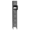 Tennsco Box Locker, 12 in W, 18 in D, 78 in H, (1) Wide, (6) Tier, Gray BS6-121812-1MG - alternate 1