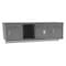 Tennsco Wall Mount Box Locker, 48 in W, 18 in D, 12 in H, (1) Tier, (4) Wide, Gray BS1-121812-4MG - alternate 1