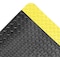 Notrax Antifatigue Mat, 3 ft. L x 2 ft. W, 3/4" Thickness, Vinyl, Diamond Plate, Black/Yellow 975S0023BY - alternate 1