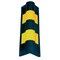 Zoro Select Corner Guard, Black/Yellow, 5-1/2"W X 20"H MRCG-20 - alternate 1