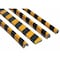 Zoro Select Corner Guard, Black/Yellow, 3/4"W X 36"H FEG-A - alternate 4