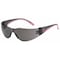 Bouton Optical Eva Petite, Safety Glasses, Anti-Scratch, Gray Lens, Gray, Pink Frame, Frameless 250-11-5501 - alternate 2