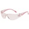 Bouton Optical Eva Petite, Safety Glasses, Anti-Scratch, Light Red Lens, Clear, Pink Frame, Frameless 250-11-0904 - alternate 2