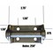 American Garage Door Supply Garage Door Hinge, 1-1/2 In H, PK4 HSCFV112 - alternate 2