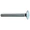 American Garage Door Supply Carriage Bolt, 2-1/4 in L, Steel, Galvanized, 24 PK CB14214 - alternate 2