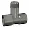 Zoro Select PVC Insertion Tee, Socket x Socket x Socket, 1/2 in Pipe Size MPV8T005 - alternate 2