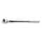 Westward 3/4" Drive 24 Geared Teeth Pear Head Style Hand Ratchet, 19-7/8" L, Chrome Finish 5MX65 - alternate 1