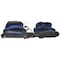 Westward 32-54" Carpenters Tool Rig w/Belt, Black/Blue 5MZL1