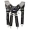 Westward Tool Suspenders, Tool Belt Suspenders, Black, Gray, Polyester, 1 Pockets 5MZP4 - alternate 1