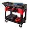 Rubbermaid Commercial Trade Cart/Service Bench, 38 In. L, Black FG618000BLA - alternate 11
